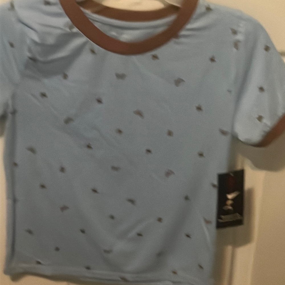 Butterflies crop top